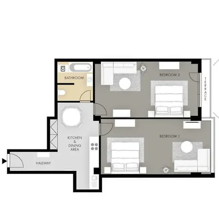 2br In Centre プラハ